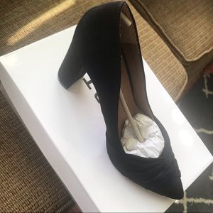 Black heels. Suede. NWT